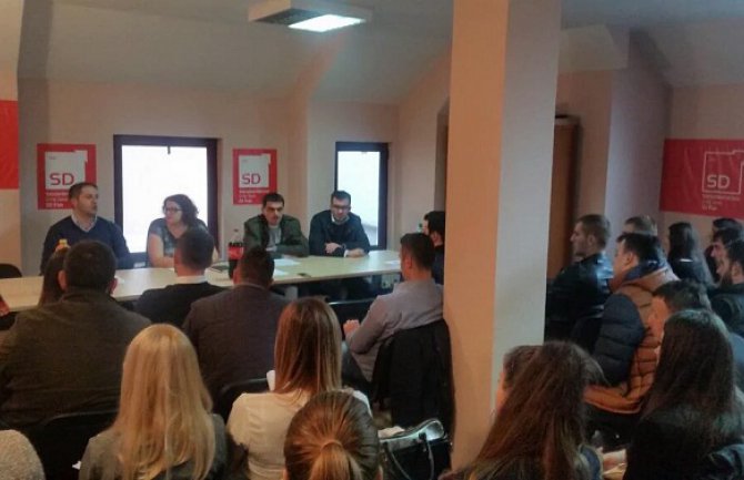 Biljana Jokić koordinatorka Omladine Socijaldemokrata Plava 