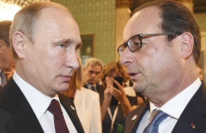 Francuska i Rusija pojačaće razmjenu vojnih podataka u vezi Sirije