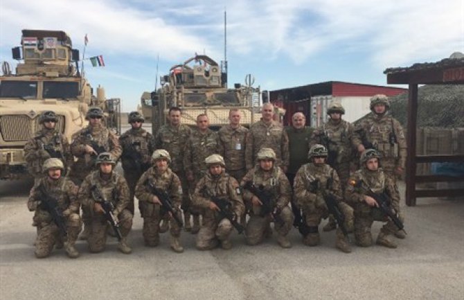 Crnogorski vojnici proslavili Novu u Avganistanu