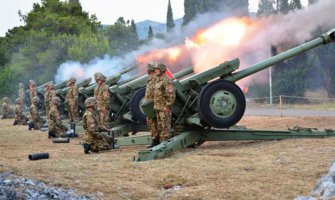 Počasna artiljerijska paljba povodom proslave 100 godina Mojkovačke bitke