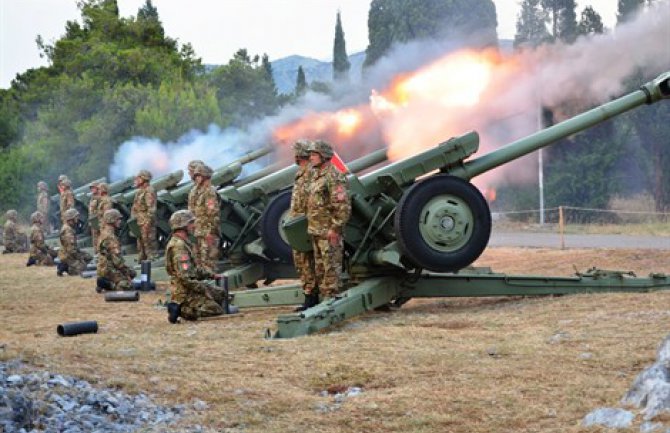 Počasna artiljerijska paljba povodom proslave 100 godina Mojkovačke bitke