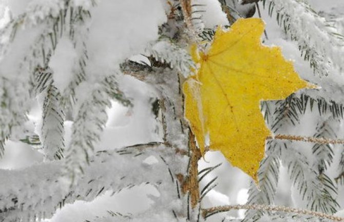 U svim gradovima na sjeveru jutros temperatura ispod nule