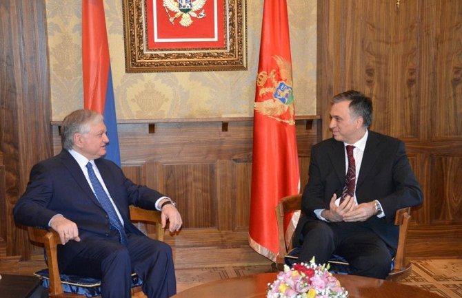 Proširiti saradnju Crne Gore i Jermenije