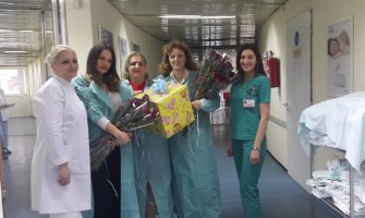 Forum žena SDP-a donirao opremu za bebe porodilištu KCCG