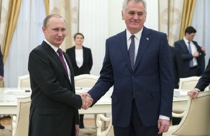 Nikolić zahvalio Putinu na istorijskoj podršci Srbiji
