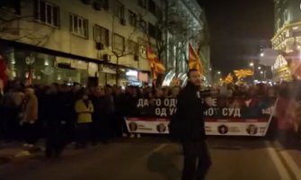 Protesti u Skoplju pred sjutrašnju sjednicu Ustavnog suda