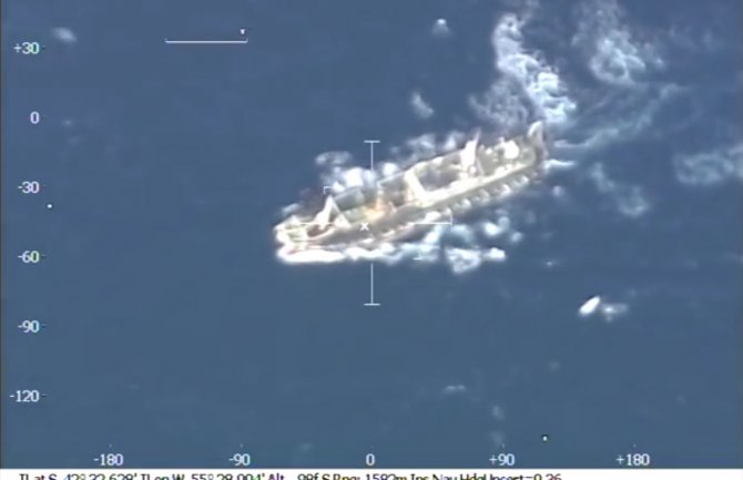 Argentina: Obalska straža potopila kineski ribarski brod