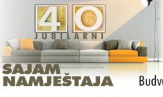 Jubilarni 40. Sajam namještaja od 6. do 10. aprila
