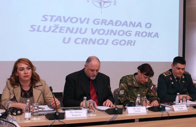 Vojni rok bi dobrovoljno služilo 55 odsto mladih