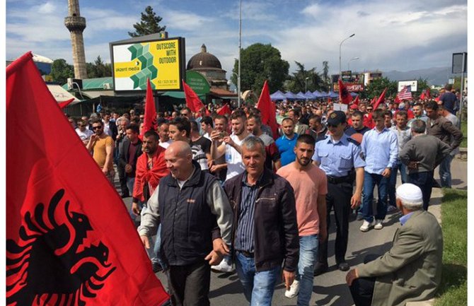 Opsadno stanje u Skoplju zbog marša veterana OVK