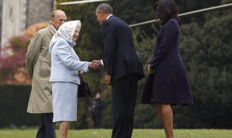 Obama na ručku u Vindzoru sa kraljicom Elizabetom