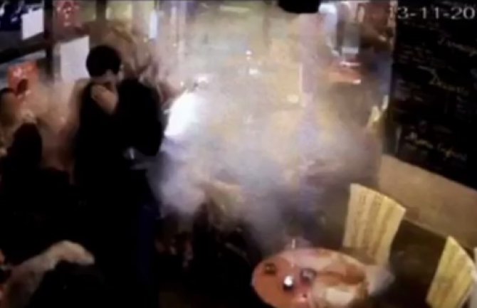 Emitovan snimak restorana u kojem se raznio Abdelsam (VIDEO)