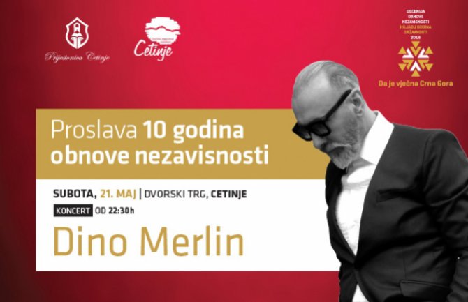 Cetinje uz Merlina slavi deceniju nezavisnosti