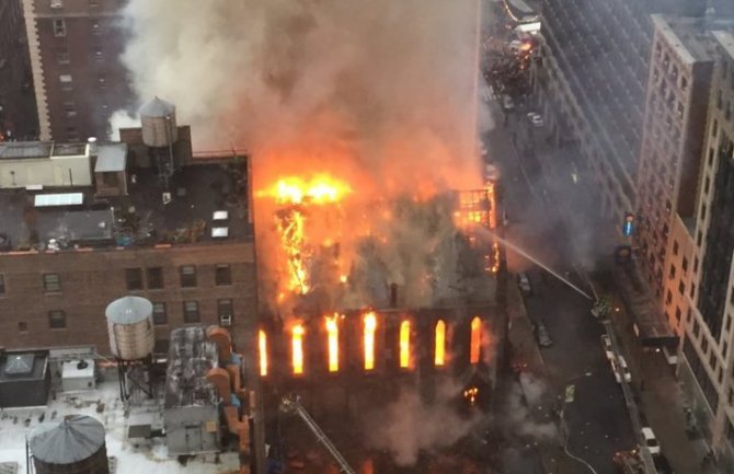 Svijeće izazvale požar u srpskoj crkvi u Njujorku