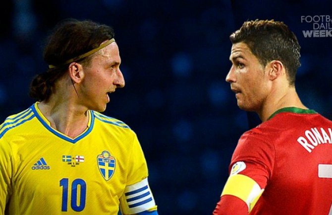 Dva najbolja fudbalera Ibrahimović i Ronaldo u lovu na nekoliko rekorda