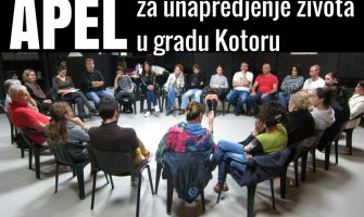 Žele da u Kotoru žive bez straha od kriminala, nekorupmiranu gradsku vlast...