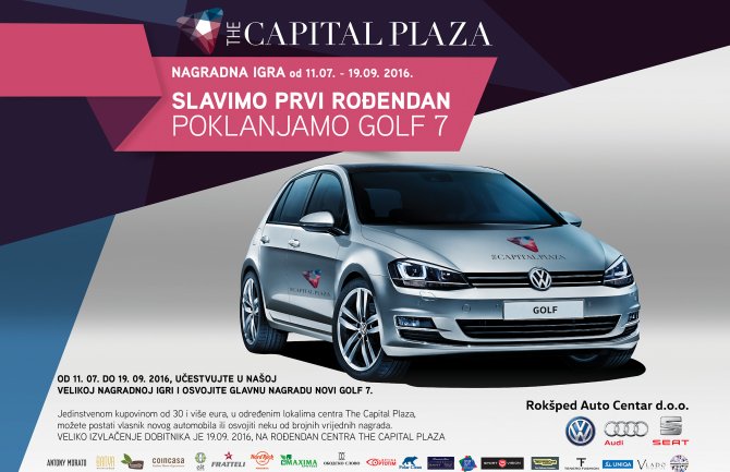 Capital Plaza poklanja Golf 7