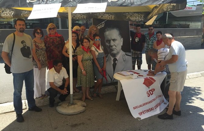 SDP Pljevlja prikuplja potpise za preimenovanje ulice Kralja Petra u ulicu Maršala Tita