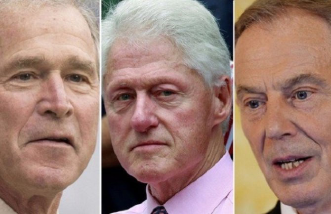 Spas od oluje: Klinton, Buš i Bler zajedno u podrumu