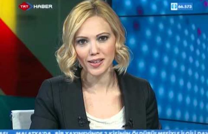 Turska voditeljka:Pročitala sam saopštenje pod prijetnjom naoružanog čovjeka