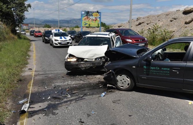Saobraćajna nezgoda u Donjoj Gorici, nema teže povrijeđenih