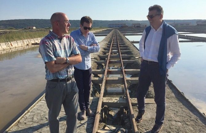 Posjeta Piranskoj solani: Analizirane mogućnosti za obnovu proizvodnje soli u Ulcinju