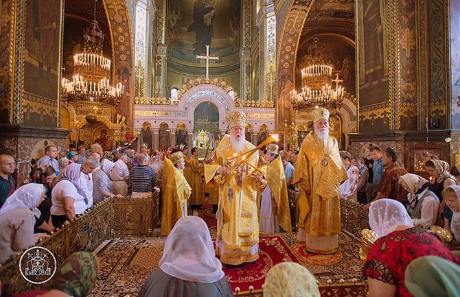 Mitropolit Mihailo u Kijevu služio svetu liturgiju