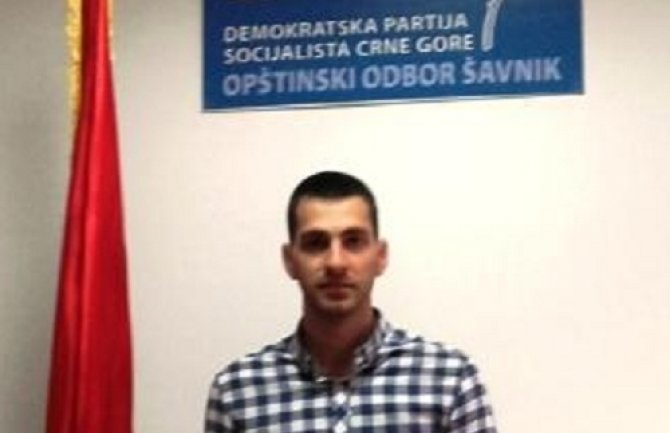  Darko Čurović izabran za predsjednika Savjeta mladih DPS Šavnik