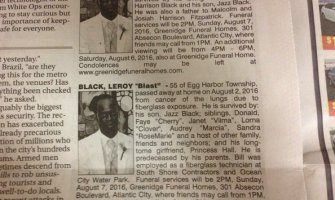 Čitulje muškarcu u istim novinama i od žene i od djevojke!