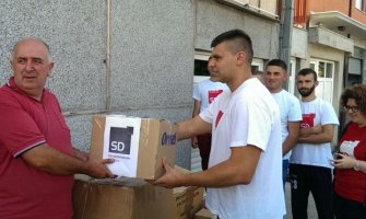 OSD Pljevlja donirali pomoć Crvenom krstu: Protiv siromaštva sistemskim mjerama
