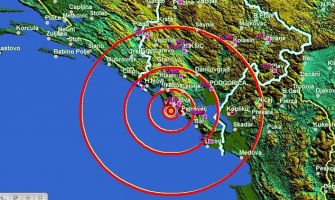 Zemljotres blizu Budve