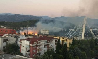 Podgorica u dimu, još jedan požar