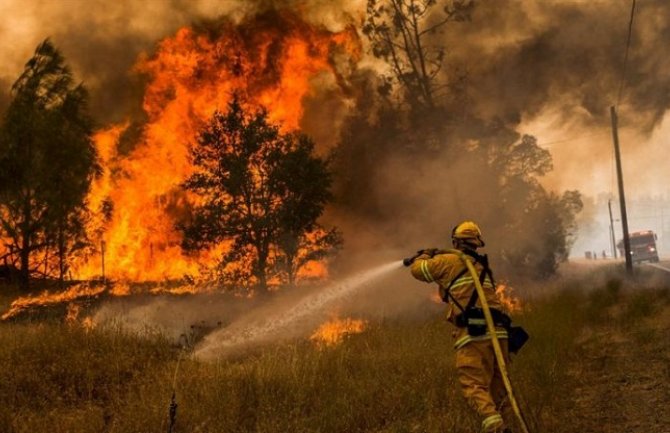 Požare u Kaliforniji izazvala drogirana žena vozeći auto na felni