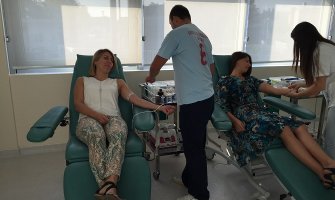 Zaposleni Crnogorskog Telekoma dobrovoljno dali krv 