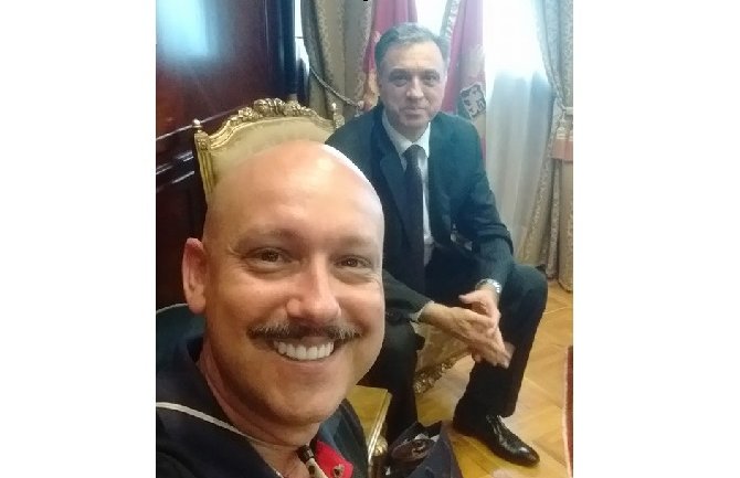 Marčelo Roveda napravio selfi sa Filipom Vujanovićem (FOTO)