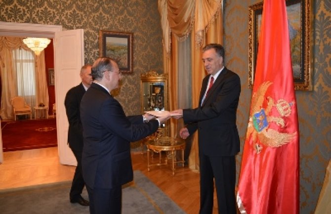 Vujanović primio novoimenovane ambasadore Meksika, Švajcarske i  Izraela