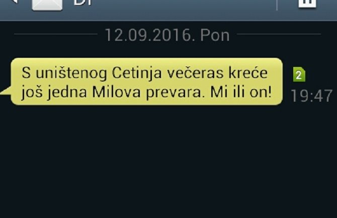 Ivanović: DF porukama nije narušio privatnost