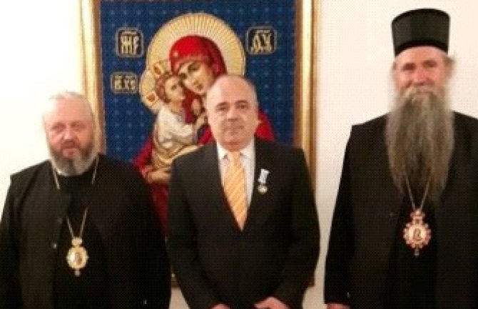 Juškoviću uručeno visoko crkveno odlikovanje 