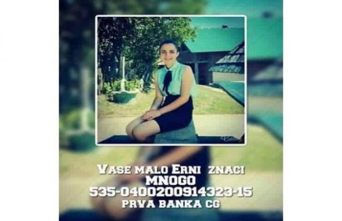 Budimo humani i pomozimo Erni iz Pljevalja da se izliječi: Za operaciju potrebno 7.000 eura!