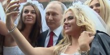 Putin u društvu lijepih nevjesta (VIDEO)   