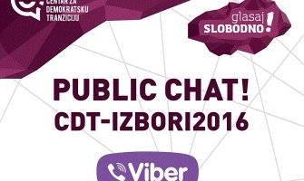 CDT pokrenuo Viber chat: Novi kanal za diskutovanje o izborima