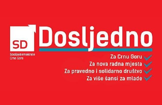 OO SD Gusinje i Andrijevica predao izbornu listu