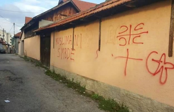 Nacionalistički grafiti nastali s ciljem da unesu nemir među građanima