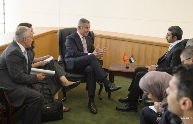 Emirati spremni da pomognu i zstupaju interese Crne Gore u Aziji i Africi