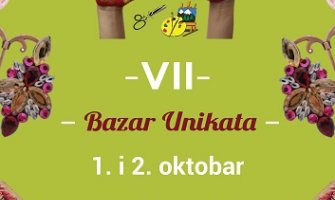 U tržnom centru “Bazar” održaće se  “VII Bazar unikata”