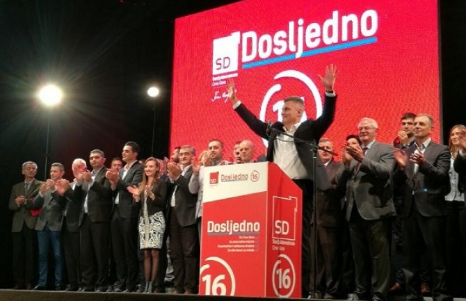 “Samo glas za SD je glas za razvoj Crne Gore“