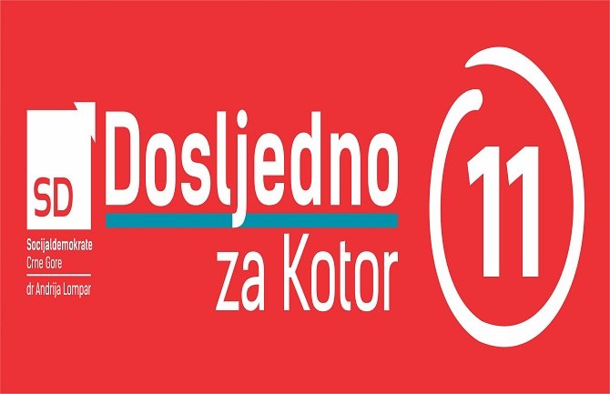 SD: Da Kotor bude bogat grad