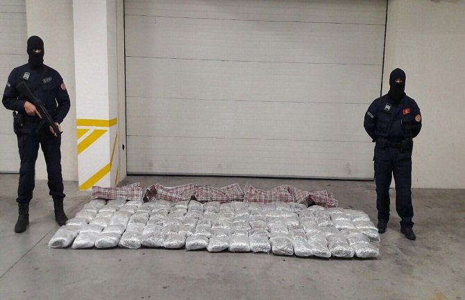 Podgoričanin uhvaćen sa 100 kg narkotika