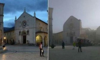  U zemljotresu oštećena katedrala Santa Maria (Video)