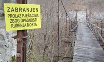 Pljevlja: Prolaz preko Papića mosta zabranjen, meštani do kuća kruže oko 15 kilometara